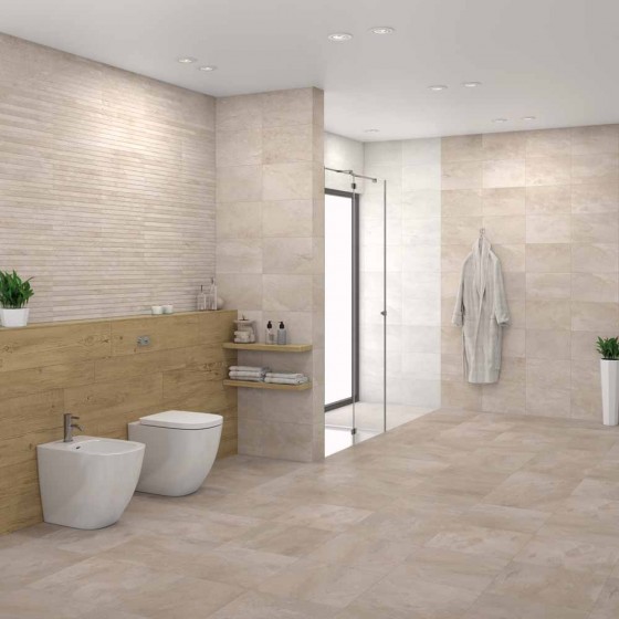 Future Stone Bone Ceramic Wall Tile 270x420mm